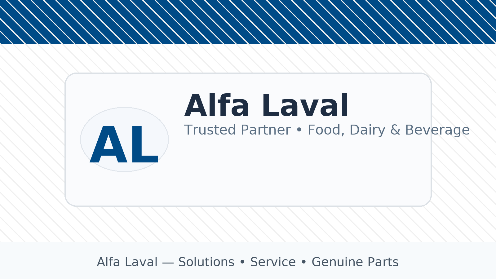 Alfa Laval – Trusted Partner